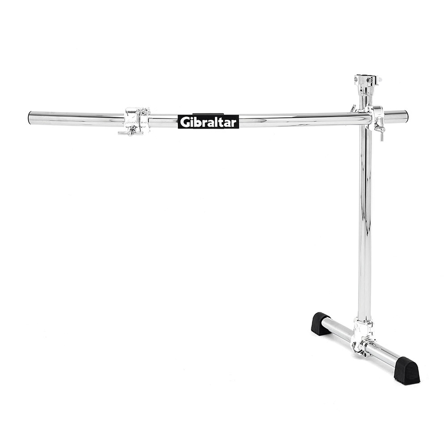 Gibraltar GCS150C RS Side Extension w/Curved Bar, Chrome Clamps