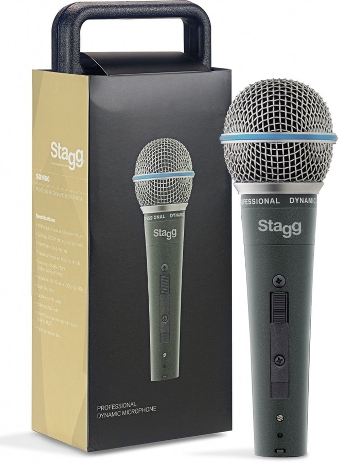 Stagg SDM60 Professional Dynamic Multi-Purpose Mic