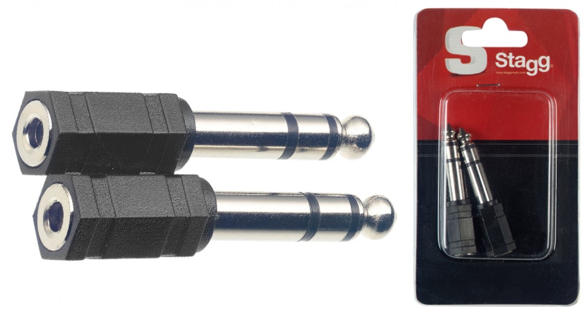 Stagg Mini Jack to 1/4" Jack Headphone Jack Adaptor