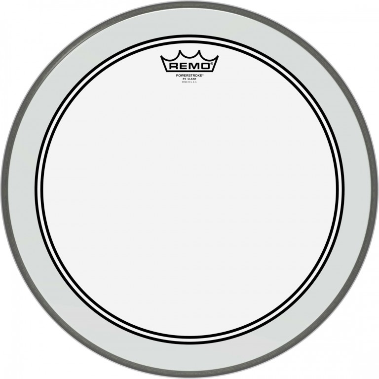 Remo 16" Powerstroke 3 Bass Drum Head - Clear