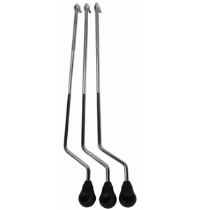 Pearl Floor Tom Legs with Air Suspension Rubber Feet 3pc Drumshack
