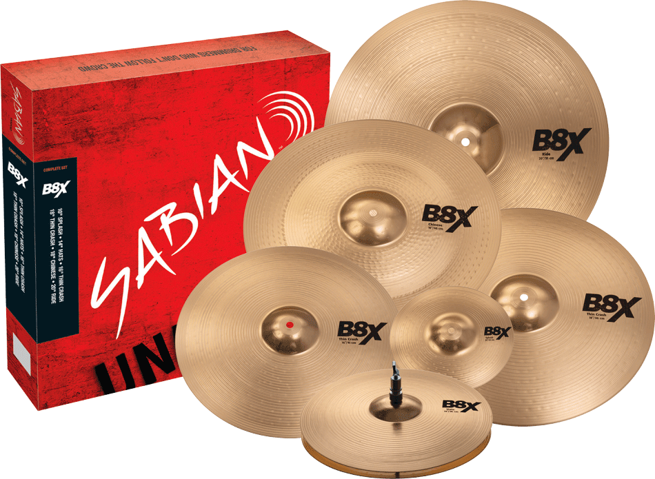 Sabian B8X Complete Cymbal Box Set