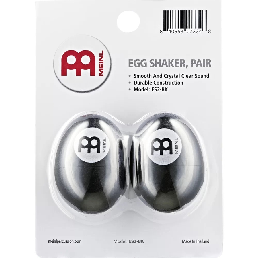 Meinl Egg Shaker, Pair, Black
