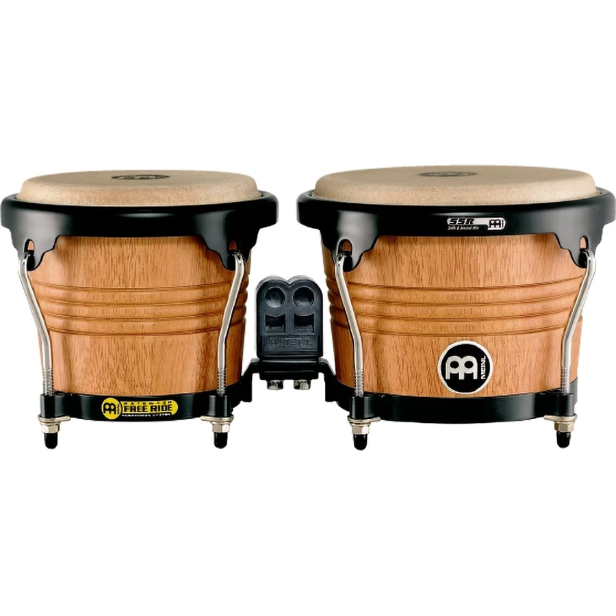 Meinl Marathon 6 3/4" & 8" Wood Bongo, Super Natural Finish