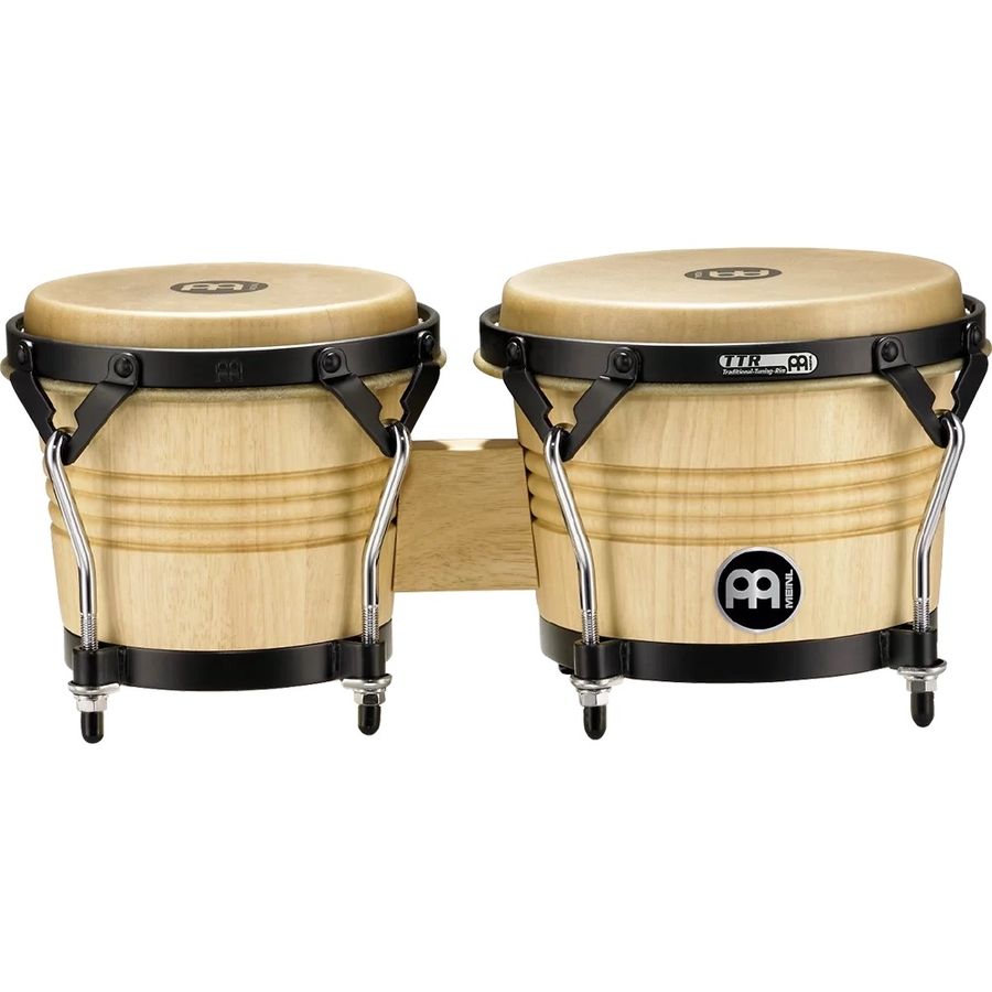 Meinl Luis Conte Series 6 3/4" & 8" Wood Bongo, Natural Finish