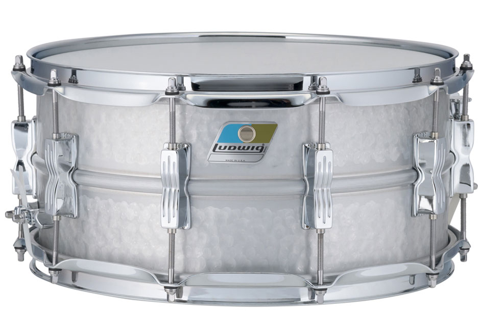 Ludwig LM405K 14 x 6.5 Acrolite Hammered Snare Drum