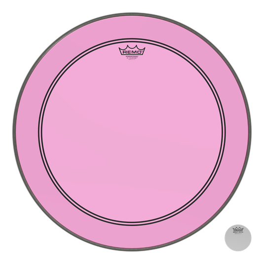 Remo Powerstroke 3 Colortone Pink Bass Drum Heads
