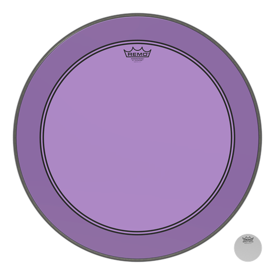 Remo Powerstroke 3 Colortone Purple Bass Drum Heads