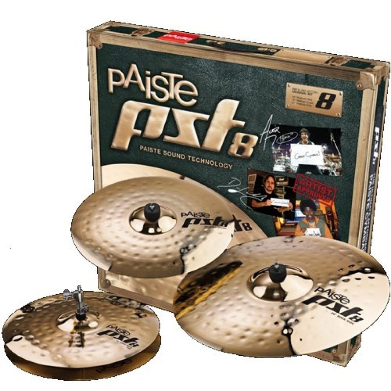 Paiste PST 8 Reflector Rock Cymbal Set