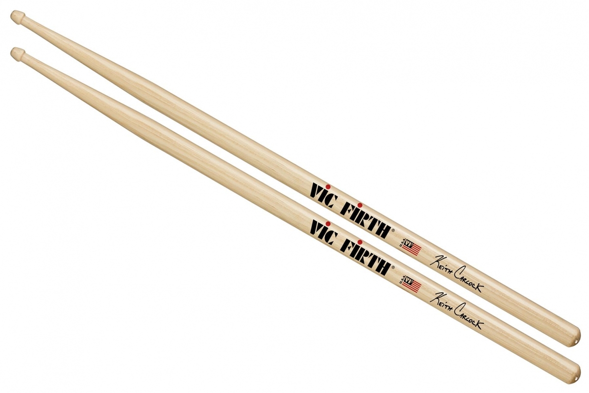 Vic Firth Keith Carlock Signature Hickory Wood Tip Drumsticks