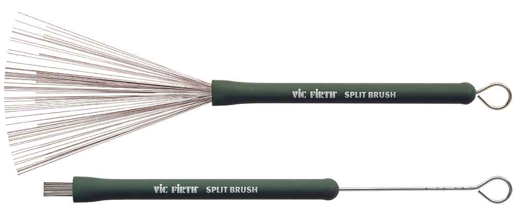 Vic Firth 'Split Brush' Retractable Wire Brush