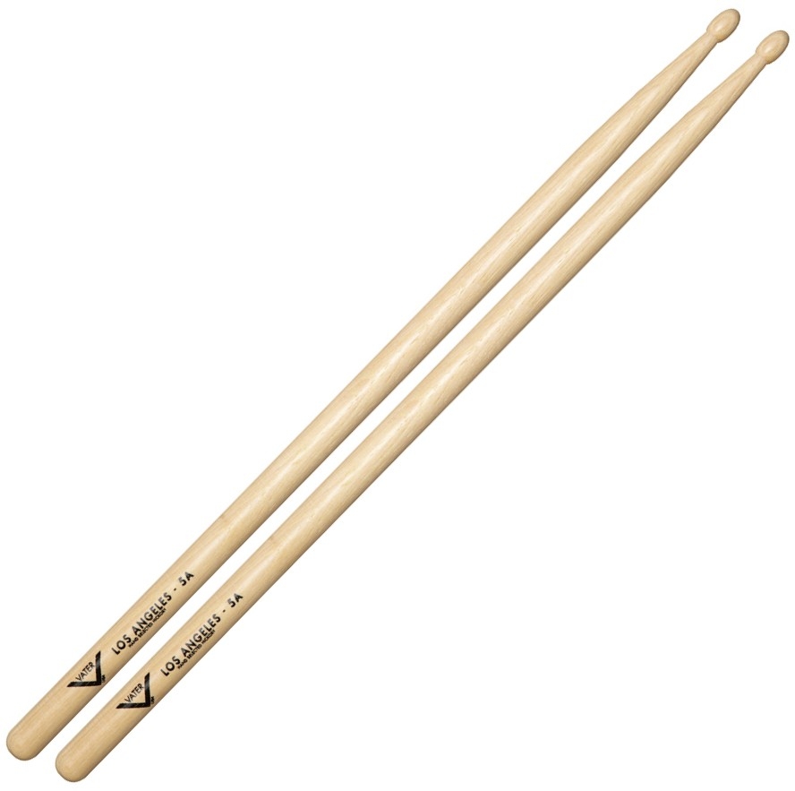 Vater VH5AW Hickory Los Angeles 5A Wood Tip Drum Sticks
