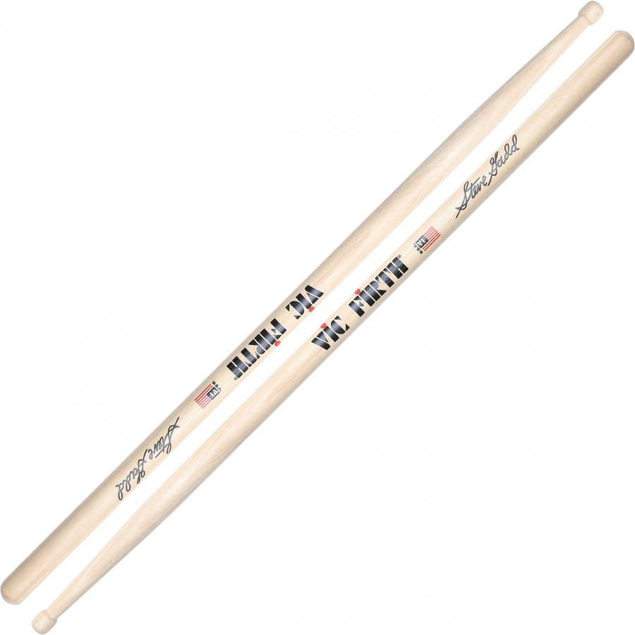 Vic Firth Steve Gadd SSG2 Natural Lacquer Wood Tip Drumsticks