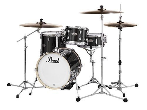 Pearl Midtown 4 Piece Shell Pack in Black Gold Sparkle