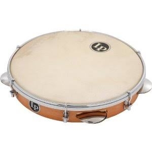 Latin Percussion 10" Wood Pandeiro - Natural Head w/ Bag (LP3010N)