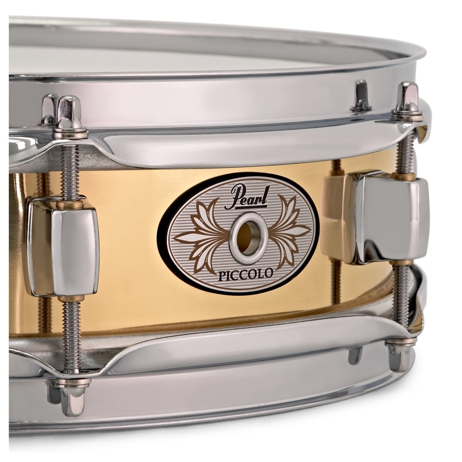 Pearl B1330 13x3 inch Brass Piccolo Snare Drum - JB Music