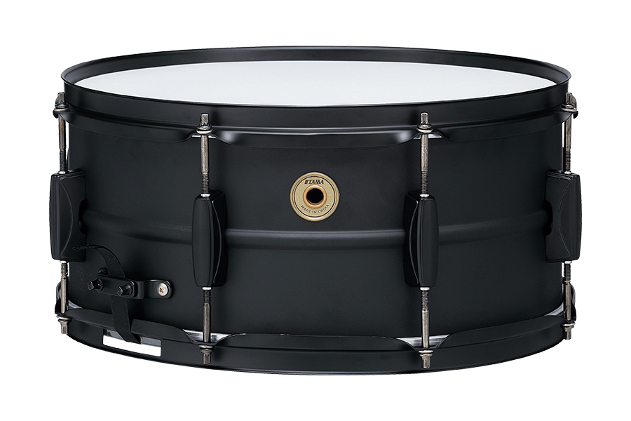 Tama Metalworks 14"x 6.5" Black Steel Snare Drum (BST1465BK)