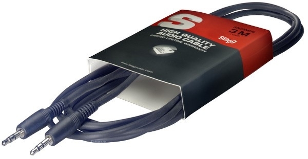 Stagg SAC Stereo Mini Jack Cable (3m/10ft) - SAC3MPS