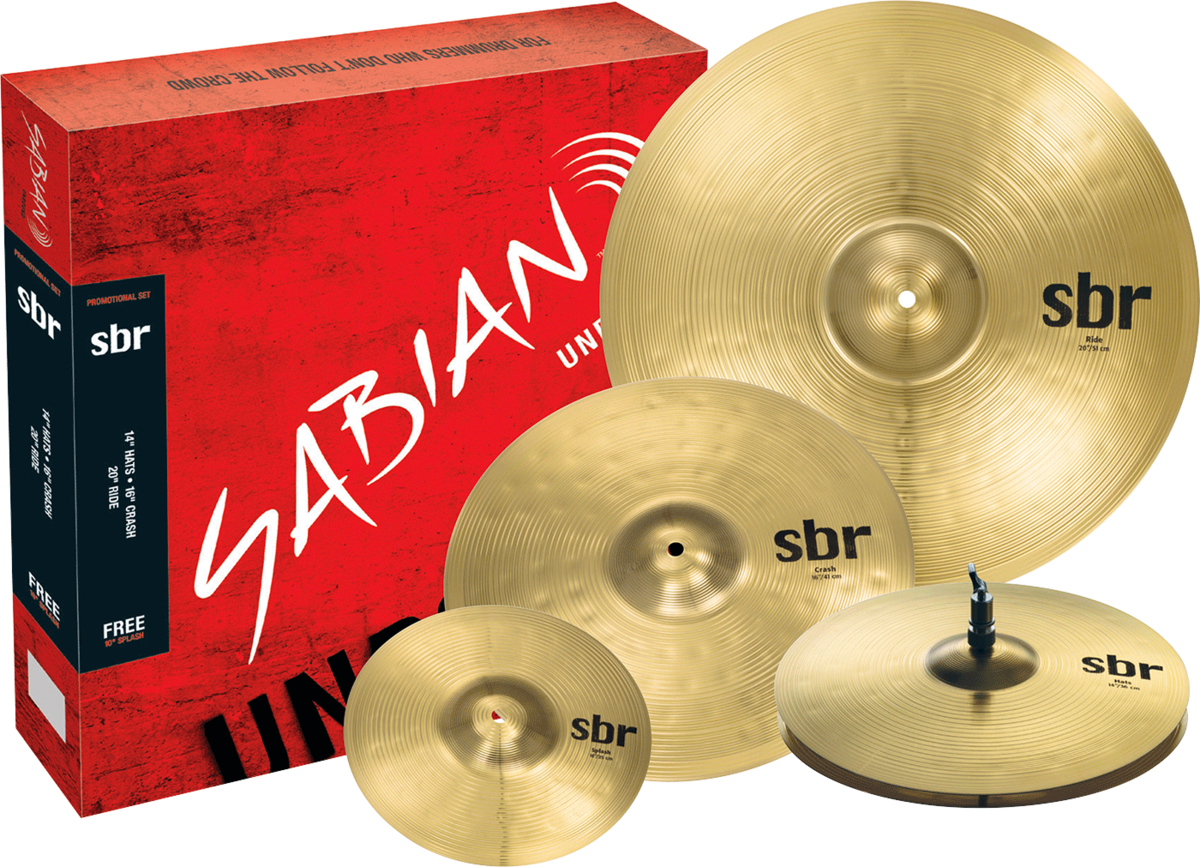 Sabian SBR 4-Cymbals Pack