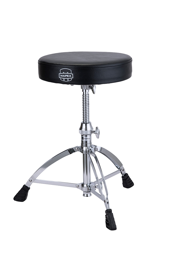 Mapex T660 Round Top Drum Throne Double Braced W Threaded Rod