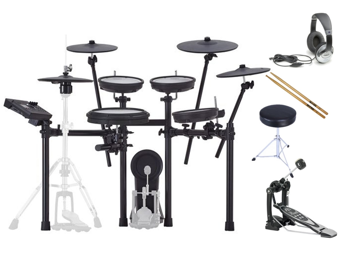 Roland TD-17KVX2 V-Drum Electronic Drum Kit Bundle