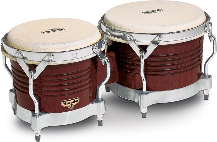 LP Matador Wood Bongos (Almond Wood)