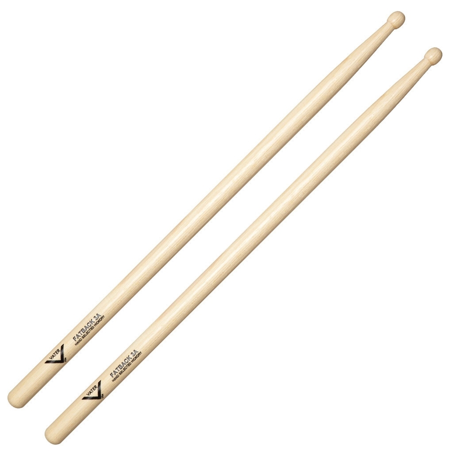 Vater VH3AW Fatback 3A Wood Tip Drum Sticks