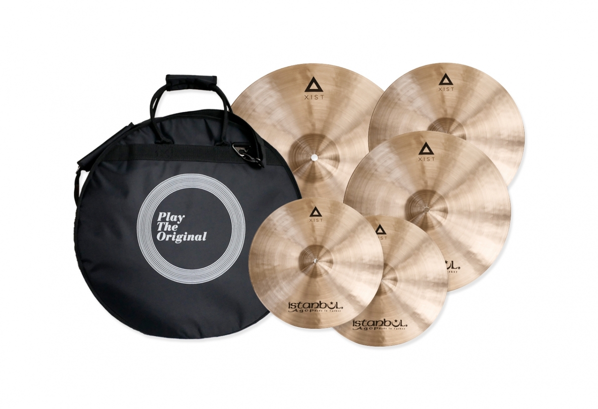 Istanbul Agop Xist Cymbal Set (4 Piece) - Traditional Finish - Includes FREE Cymbal Bag