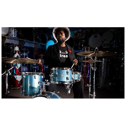 Image 1 - Ludwig Questlove Breakbeats Shell Pack - White Sparkle 10 13 16 bassdrum 14 Snare