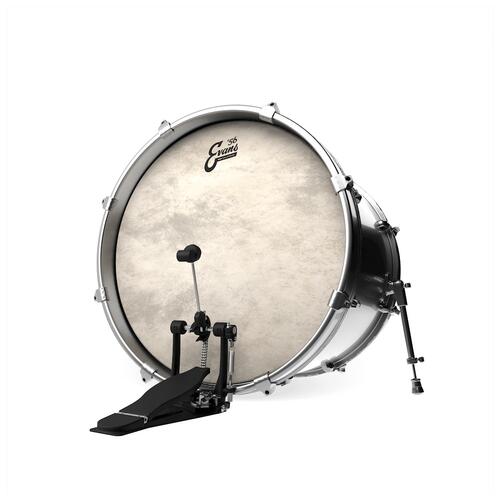 Image 2 - Evans 56 Calftone EQ4 Bass Drum Heads