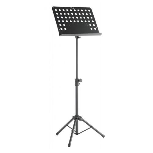 Stagg Basic orchestral music stand w/ metal music rest (+punched holes) MUS-C5 T