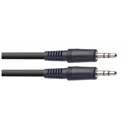 Image 3 - Stagg SAC Stereo Mini Jack Cable (3m/10ft) - SAC3MPSMPSB