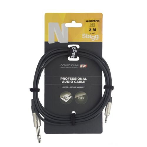 Image 1 - Stagg 3m stereo mini jack to jack cable NAC3MPSPSR