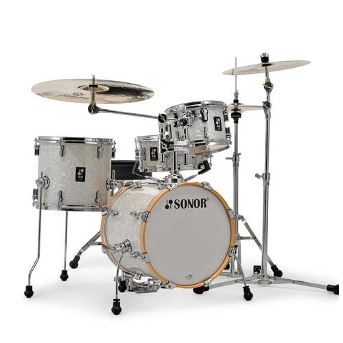 Sonor AQ2 Safari Shell Pack 4 Pce - 16" in White Marine Pearl