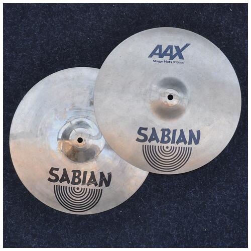 Sabian 14" AAX Stage Hi Hat Cymbals *2nd Hand*