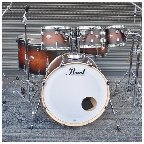 Pearl 8", 10", 12", 14", 16", 22" Decade Maple Drum Kit with Hardware in Satin Brown Burst finish *2nd Hand*