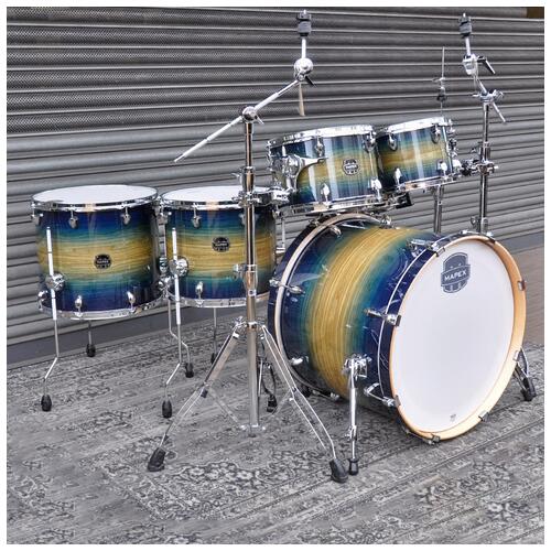 Mapex Armory LA Fusion Drum Kit with Tomahawk Snare and 800 series hardware in Rainforest Burst *2nd Hand*