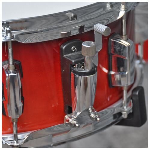 Image 9 - Mapex 10", 12", 14", 16", 22" Meridian Birch Shell Pack with 14" Snare Drum in Cherry Mist finish *2nd Hand*