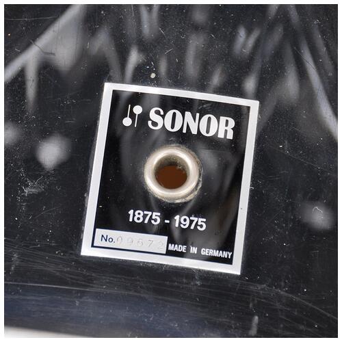 Image 17 - Sonor 12", 13", 16", 22" 1970s Beech Phonic Anniversary Drum Kit in Black finish *2nd Hand*