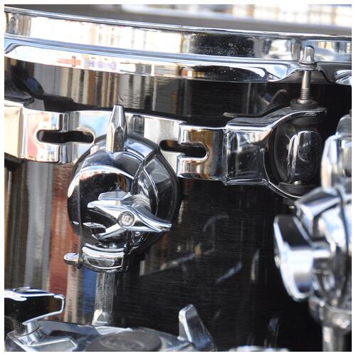 Image 8 - Mapex 12", 13", 16", 22" Meridian Birch Shell Pack with 14" Snare Drum in Trans Black finish *2nd Hand*