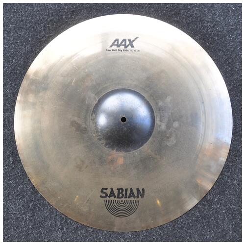 Image 1 - Sabian 21" AAX Raw Bell Dry Ride Cymbal *2nd Hand*