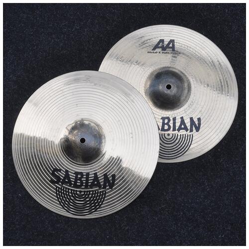 Image 1 - Sabian 14" AA Metal X Hats Cymbals *2nd Hand*
