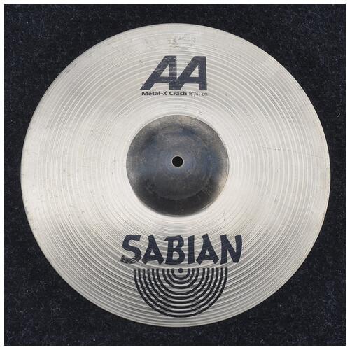 Image 1 - Sabian 16" AA Metal X Crash Cymbal *2nd Hand*