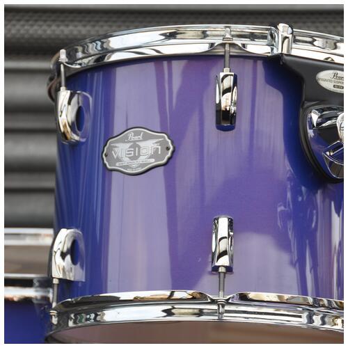 Image 8 - Pearl 12", 13", 16", 22" Vision VX Birch Shell Pack with 14" Steel Sensitone Alloy Snare in Wrapped Finish *2nd Hand*