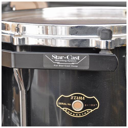Image 7 - Tama 12, 13, 16, 22" Superstar Shell Pack with 14" Snare in Black Sparkle finish *2nd Hand*