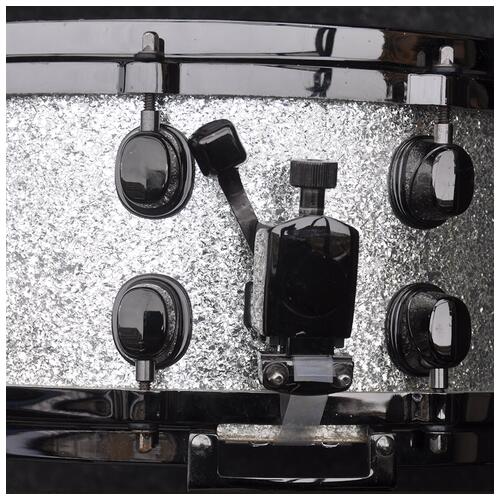 Image 9 - Mapex 14" x 6" Black Panther Thick Maple Snare Drum in Silver Sparkle finish *2nd Hand*