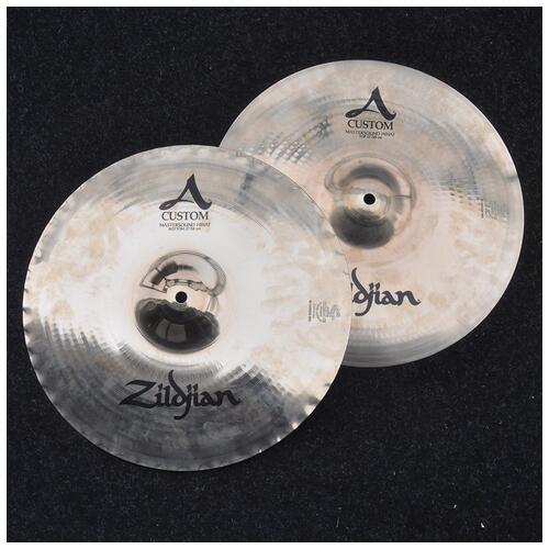 Image 1 - Zildjian 15" A Custom Mastersound Hi-Hat Cymbals *2nd Hand*
