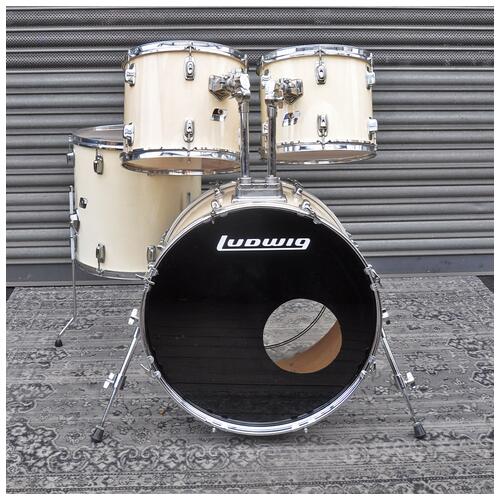 Image 5 - Ludwig 12", 13", 16", 22" Vintage Rocker Shell Pack in White finish *2nd Hand*