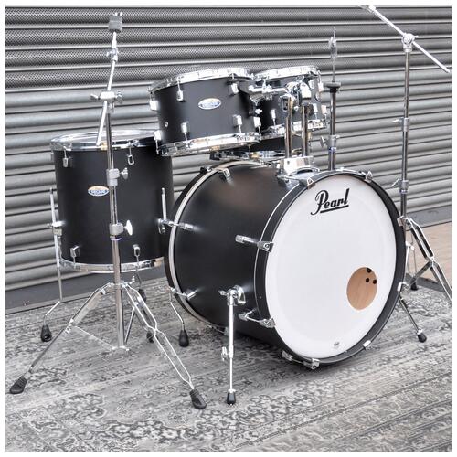 Image 1 - Pearl Decade Drum Kit with Snare and Hardware in Satin Slate Black finish *2nd Hand*