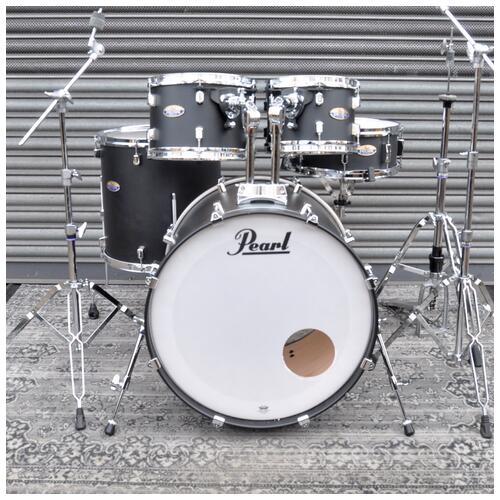 Image 2 - Pearl Decade Drum Kit with Snare and Hardware in Satin Slate Black finish *2nd Hand*